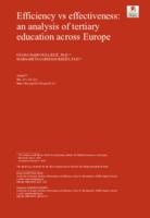 Efficiency vs effectiveness : an analysis of tertiary education across Europe