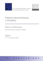 Fiskalna decentralizacija u Hrvatskoj : Radovi s konferencije : With Introductory Chapter in English