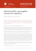 Obračun PDV-a po naplati računa: EU iskustva