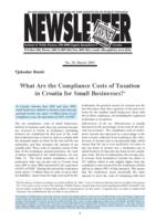 What Are the Compliance Costs of Taxation in Croatia for Small Businesses