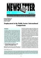 Employment in the Public Sector: International Comparisons