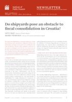Do shipyards pose an obstacle to fiscal consolidation in Croatia?