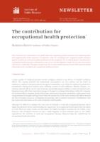 The contribution for occupational health protection