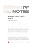National benefit for the elderly