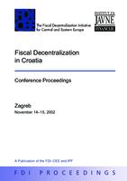 Fiscal Decentralization in Croatia