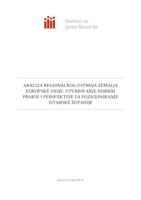prikaz prve stranice dokumenta Analiza regionalnog ustroja zemalja Europske unije: utvrđivanje dobrih praksi i perspektive za pozicioniranje Istarske županije