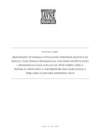 prikaz prve stranice dokumenta Mogućnosti stvaranja poticajnog poreznog sustava za razvoj i djelovanje organizacija civilnoga društva (OCD) i organizacija koje djeluju za opće dobro (OOD) u Republici Hrvatskoj s usporednom analizom stanja u zemljama članicama Europske unije