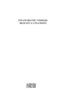 prikaz prve stranice dokumenta Financiranje visokog školstva i znanosti