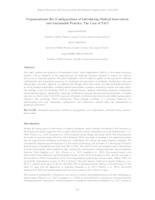 prikaz prve stranice dokumenta Organizational (Re-)Configurations of Introducing Medical Innovations into Sustainable Practice: The Case of TAVI