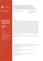 prikaz prve stranice dokumenta Učinci korištenja sredstava iz europskih fondova na poslovanje nefinancijskih poduzeća u Hrvatskoj