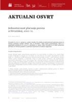 prikaz prve stranice dokumenta Jednostavnost plaćanja poreza u Hrvatskoj, 2010/11.
