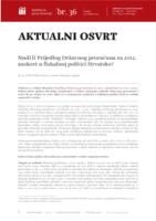 prikaz prve stranice dokumenta Nudi li Prijedlog Državnog proračuna za 2012. zaokret u fiskalnoj politici Hrvatske?