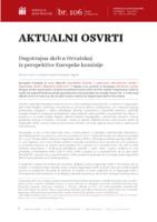 prikaz prve stranice dokumenta Dugotrajna skrb u Hrvatskoj iz perspektive Europske komisije