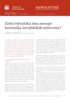 prikaz prve stranice dokumenta Zašto Hrvatska ima mnogo korisnika invalidskih mirovina?