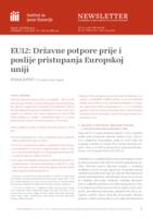 prikaz prve stranice dokumenta EU12: Državne potpore prije i poslije pristupanja Europskoj uniji