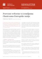 prikaz prve stranice dokumenta Porezne reforme u zemljama članicama Europske unije