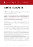 prikaz prve stranice dokumenta Public Sector Finance Management in Croatia