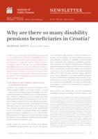 prikaz prve stranice dokumenta Why are there so many disability pensions beneficiaries in Croatia?