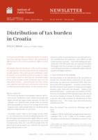 prikaz prve stranice dokumenta Distribution of tax burden in Croatia