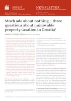 prikaz prve stranice dokumenta Much ado about nothing - three questions about immovable property taxation in Croatia