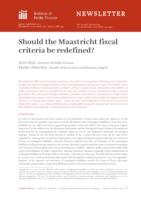 prikaz prve stranice dokumenta Should the Maastricht fiscal criteria be redefined?