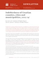 prikaz prve stranice dokumenta Indebtedness of Croatian counties, cities and municipalities, 2002-14
