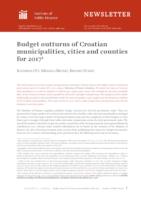 prikaz prve stranice dokumenta Budget outturns of Croatian municipalities, cities and counties for 2017
