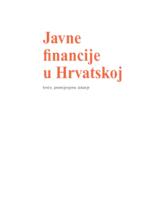 prikaz prve stranice dokumenta Javne financije u Hrvatskoj