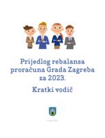prikaz prve stranice dokumenta Prijedlog rebalansa proračuna Grada Zagreba  za 2023.