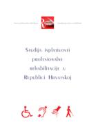 prikaz prve stranice dokumenta Studija isplativosti profesionalne rehabilitacije u Republici Hrvatskoj
