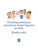 prikaz prve stranice dokumenta Prijedlog rebalansa proračuna Grada Zagreba za 2024. : kratki vodič