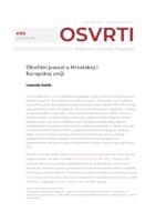 prikaz prve stranice dokumenta Okolišni porezi u Hrvatskoj i  Europskoj uniji